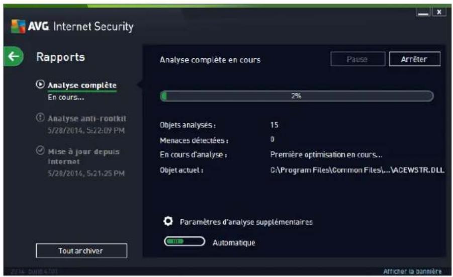 AVG Internet Security 2014 - Rapports - 1
