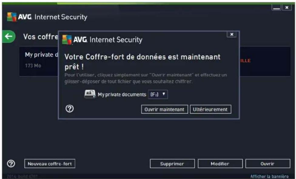 AVG Internet Security 2014 - Comment utiliser votre coffre-fort de données - 1