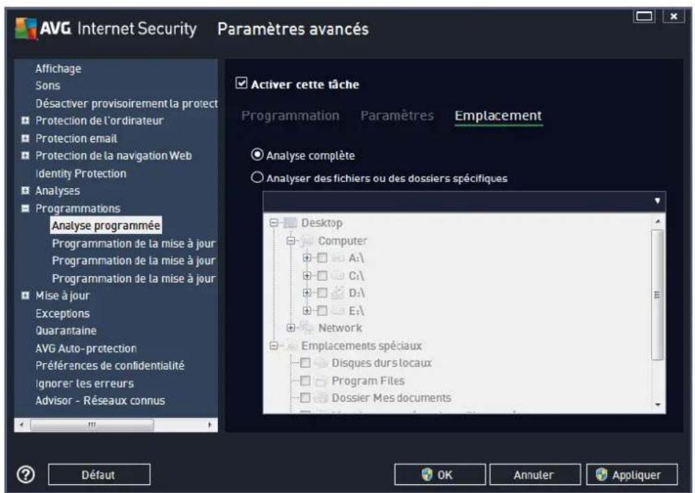 AVG Internet Security 2014 - Options de l'arrêt de l'ordinateur - 1