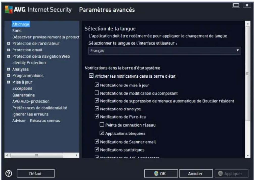 AVG Internet Security 2014 - Affichage - 1