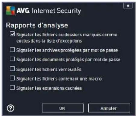 AVG Internet Security 2014 - Modification de la configuration de l'analyse - 3