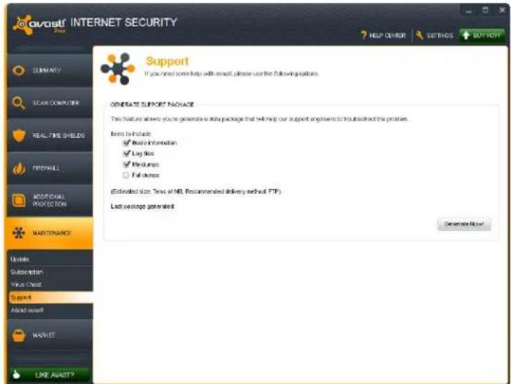 AVAST Internet Security 7.0 - Support avast! - 1