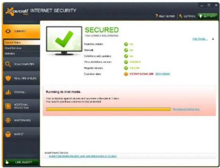 AVAST Internet Security 7.0 - Utilisation du logiciel - 1