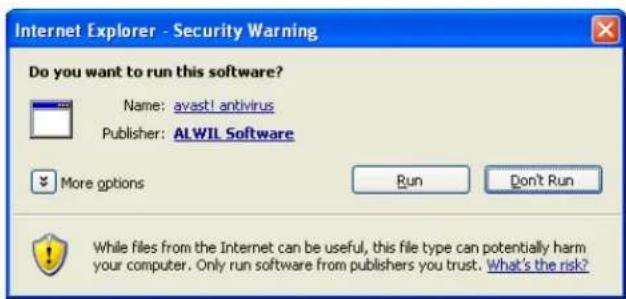 AVAST Internet Security 7.0 - Étape 2. Installer avast! Internet Security 7.0 sur votre ordinateur - 1