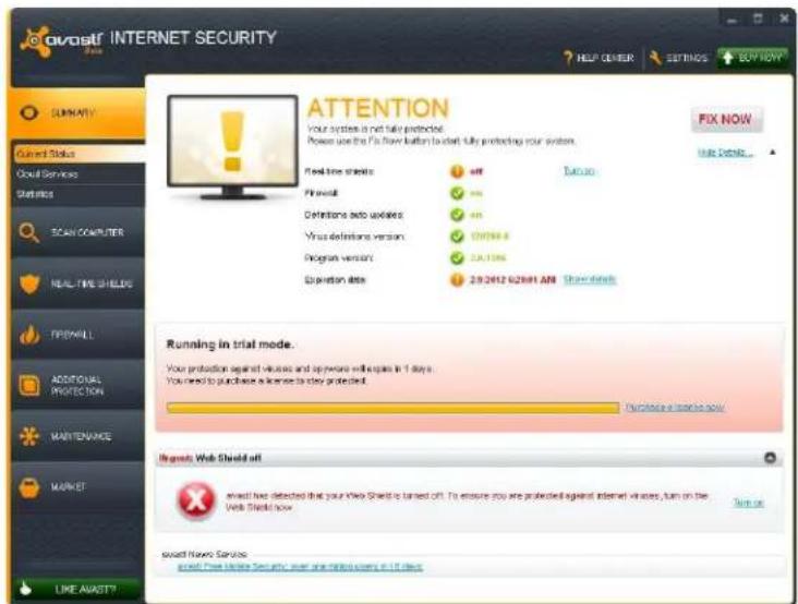 AVAST Internet Security 7.0 - Mise à jour automatique de la base de données virale VPS - 1