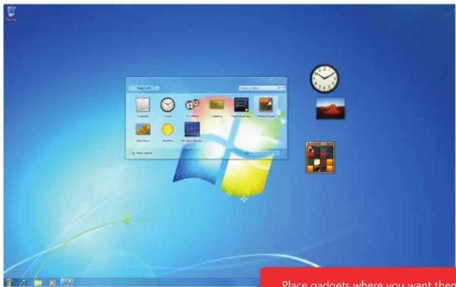 MICROSOFT Windows 7 - Gadgets - 1