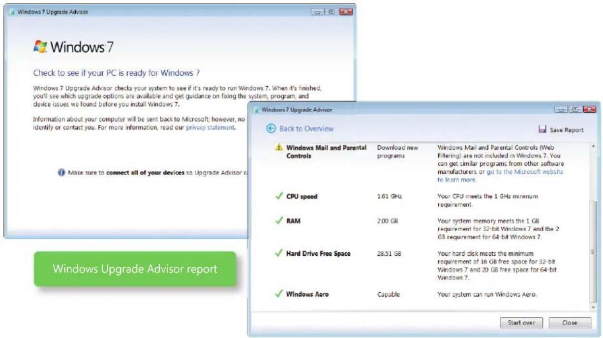 MICROSOFT Windows 7 - Windows 7 Upgrade Advisor - 1