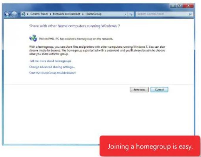 MICROSOFT Windows 7 - HomeGroup - 1