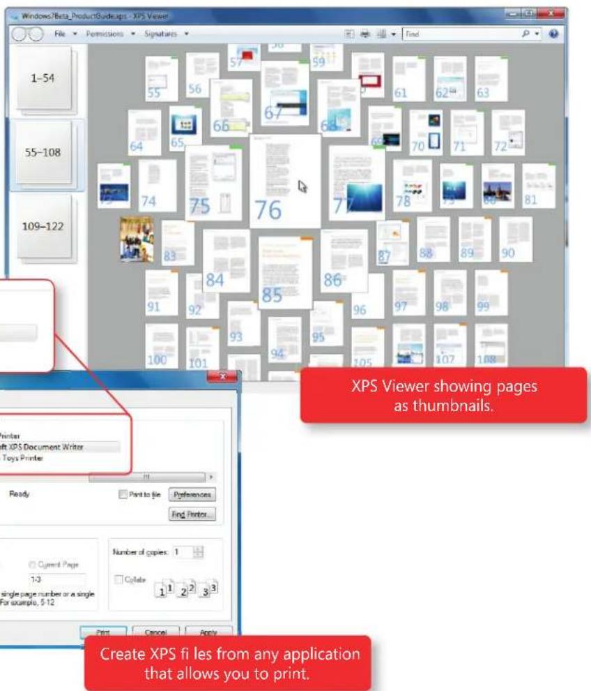 MICROSOFT Windows 7 - XPS Documents - 1
