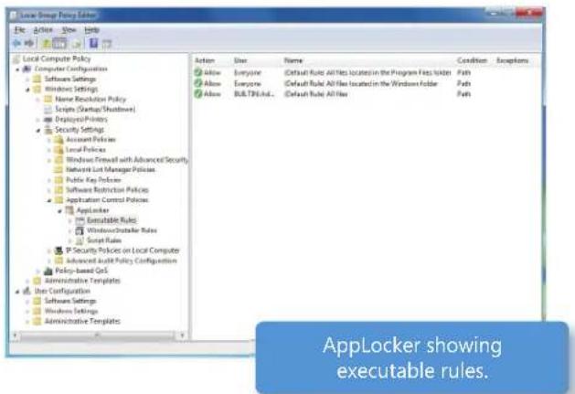MICROSOFT Windows 7 - AppLocker - 1