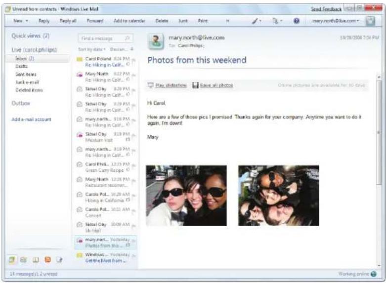 MICROSOFT Windows 7 - Windows Live Mail - 1