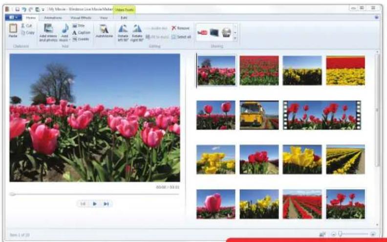 MICROSOFT Windows 7 - Windows Live Movie Maker - 1