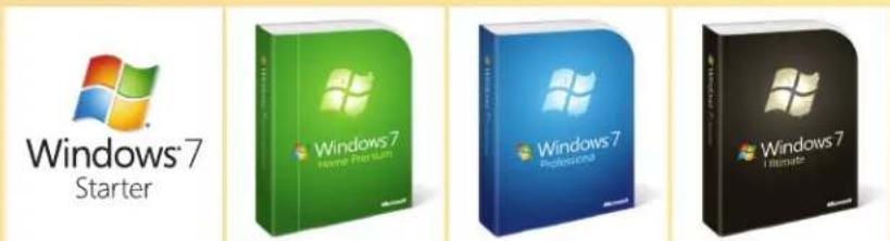 MICROSOFT Windows 7 - Expanded Editions Feature Comparison - 1
