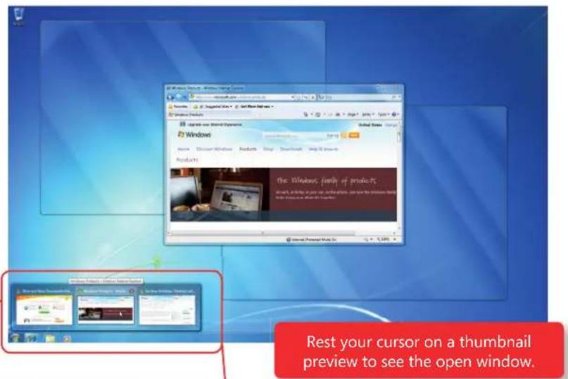 MICROSOFT Windows 7 - Windows Taskbar - 2