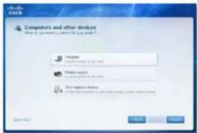 LINKSYS E1500 - Your Internet cable is not plugged in رسالة (كبل) - 2