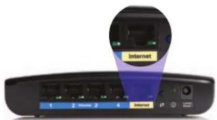 LINKSYS E1500 - Mensagem Your Internet cable is not plugged in (O cabo da Internet não está ligado) - 2