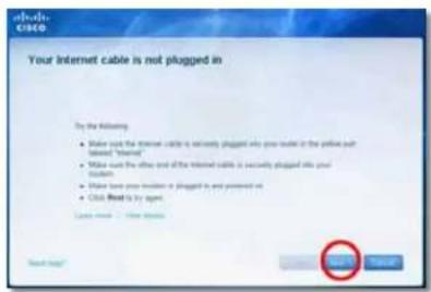 LINKSYS E1500 - To fix the problem: - 4
