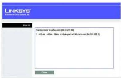LINKSYS WRT54GR - Onglet Administration - Diagnostics - 2