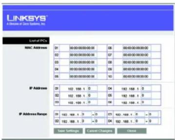 LINKSYS WRT54GR - Internet Access Policy - 4