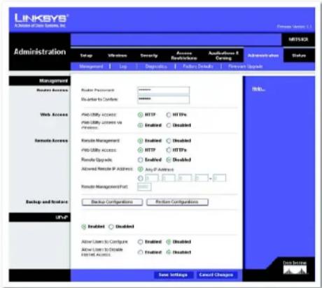 LINKSYS WRT54GR - Onglet Applications and Gaming - DMZ (Applications et jeux - DMZ) - 4