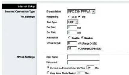 LINKSYS WAG354G - Network Setup - 1