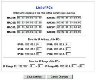 LINKSYS WAG354G - The Access Restrictions Tab - 3