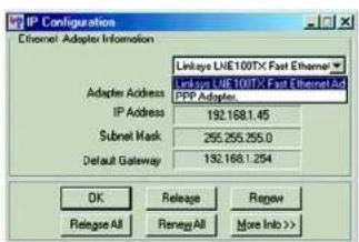 LINKSYS WAG354G - Windows 98 or Me Instructions - 2