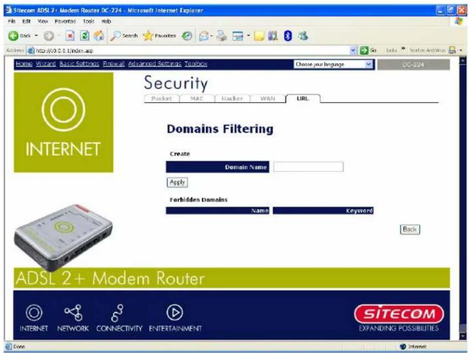 SITECOM DC-224 - URL Filter - 4