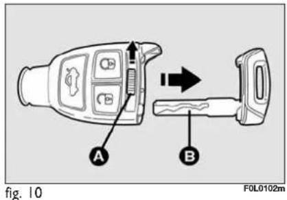 FIAT Croma (2008) - EMERGENCY OPENING USING THE METAL INSERT - 1