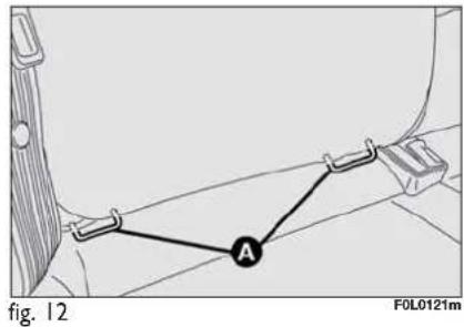 FIAT Croma (2008) - PRESETTING FOR MOUNTING THE "UNIVERSAL ISOFIX" CHILD RESTRAINT SYSTEM - 2