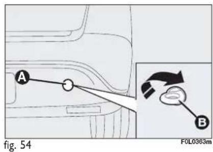 FIAT Croma (2008) - TOW RING HOOKING fig. 53-54 - 2