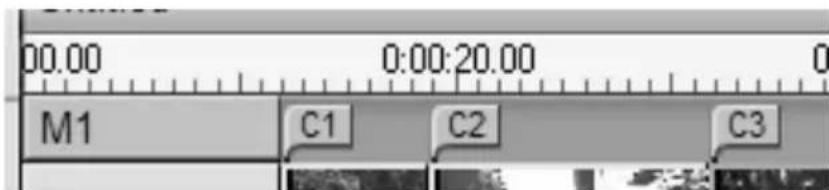 PINNACLE Studio 8 - Editing menus on the Timeline - 2