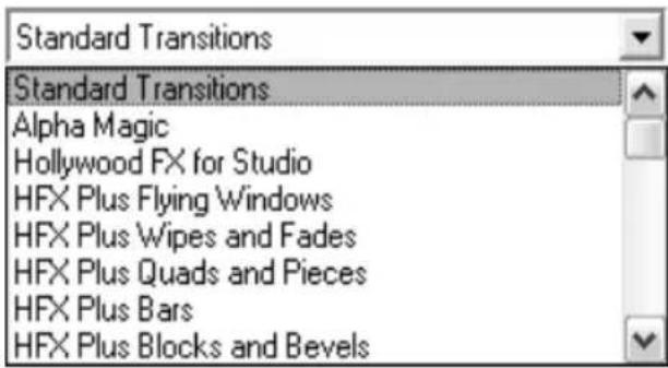 PINNACLE Studio 8 - THE TRANSITIONS SECTION - 1