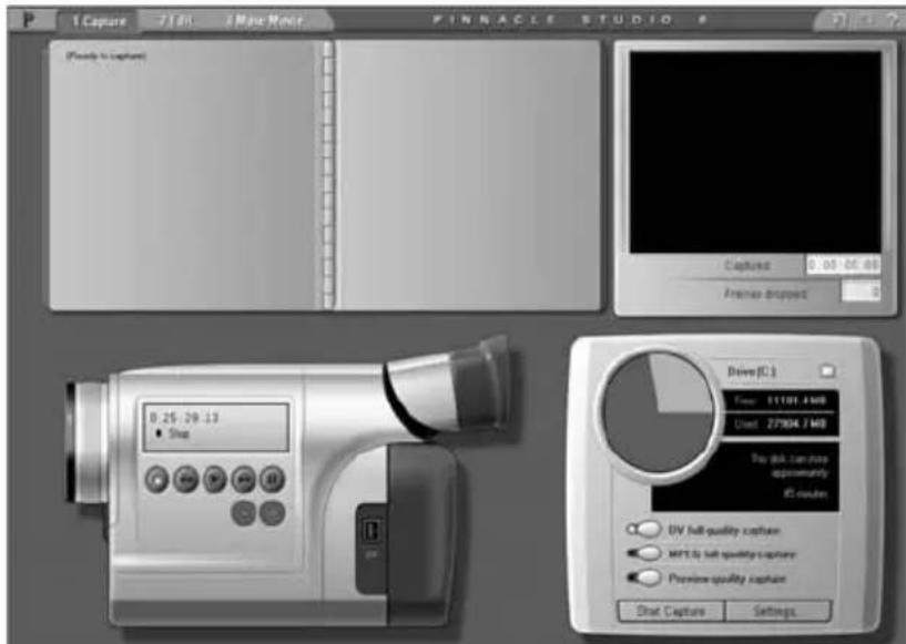 PINNACLE Studio 8 - CAPTURE MODE - 2