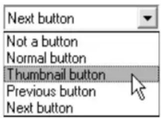 PINNACLE Studio 8 - The Buttons section - 1