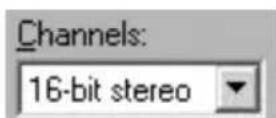 PINNACLE Studio 8 - Audio compression settings - 2
