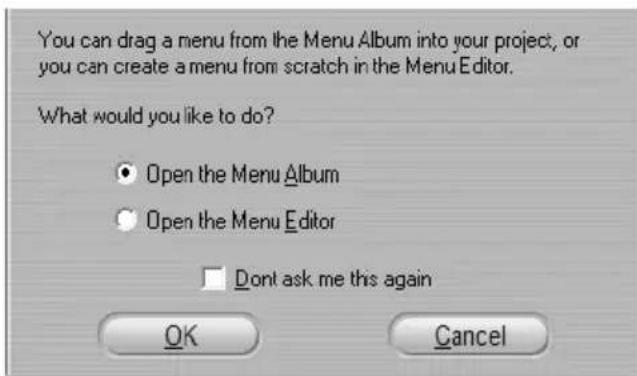 PINNACLE Studio 8 - The Disc menu tool - 2