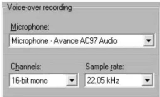 PINNACLE Studio 8 - Voice-over recording - 1