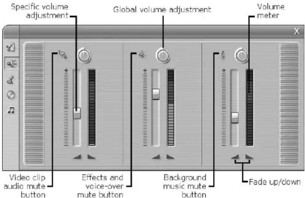 PINNACLE Studio 8 - Adjusting levels with the Volume tool - 1