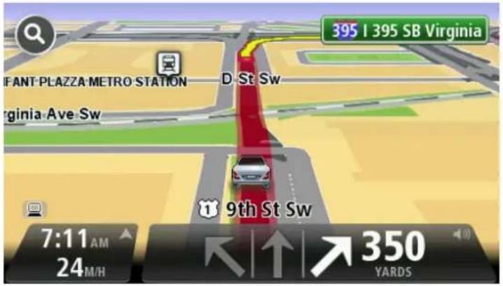 395 I 395 SB Virginia IFANT-PLAZZA METRO STATION D St Sw Virginia Ave Sw 7:11 AM 24 M/H 9th St Sw 350 YARDS