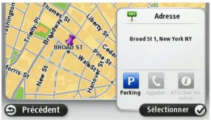 BROAD ST New St Morris St Thames St Triply Pl Broadway St Liberty St Cedar Pine St WalSta Hanova Departure Adresse Broad St 1, New York NY Parking Appeler Afficher les infos Précédent Sélectionner