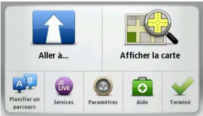 Aller à... Afficher la carte Planifier un parcours Services Paramètres Aide Terminé