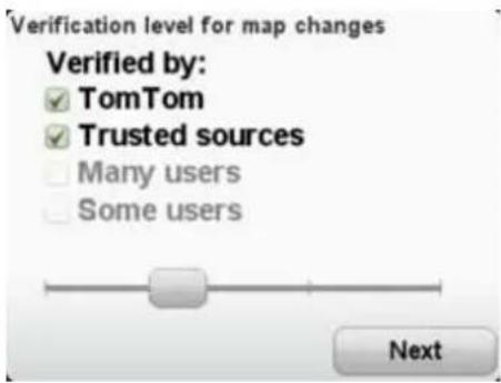 TOMTOM Rider Pro - Accepting map corrections - 1