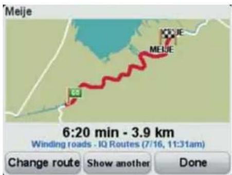 TOMTOM Rider Pro - Planning a route with winding roads - 2