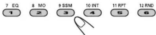 JVC KD-G801 - Select the number (1 - 6) for the preset DAB service (primary) you want. - 1