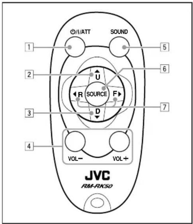 JVC KD-G801 - Fernbedieneinheit - 1