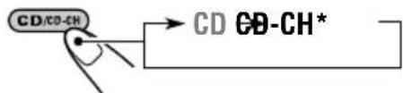 JVC KD-G801 - Den CD-Wechsler wählen (CD-CH). - 1