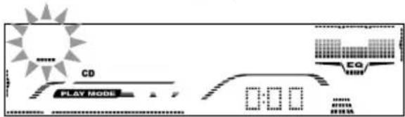 JVC KD-G801 - While pressing DISP (display), press and hold SEL (select) for more than 2 seconds. - 2