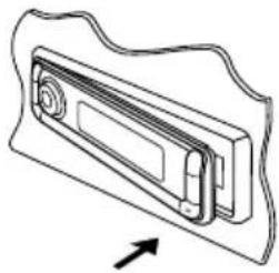 JVC KD-G801 - Attaching the control panel - 2