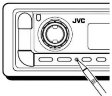 JVC KD-G801 - Comment réinitialiser votre appareil - 1
